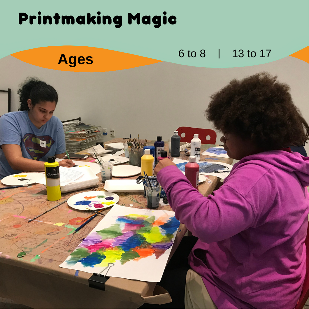 2025 Summer Art Camp | Printmaking Magic