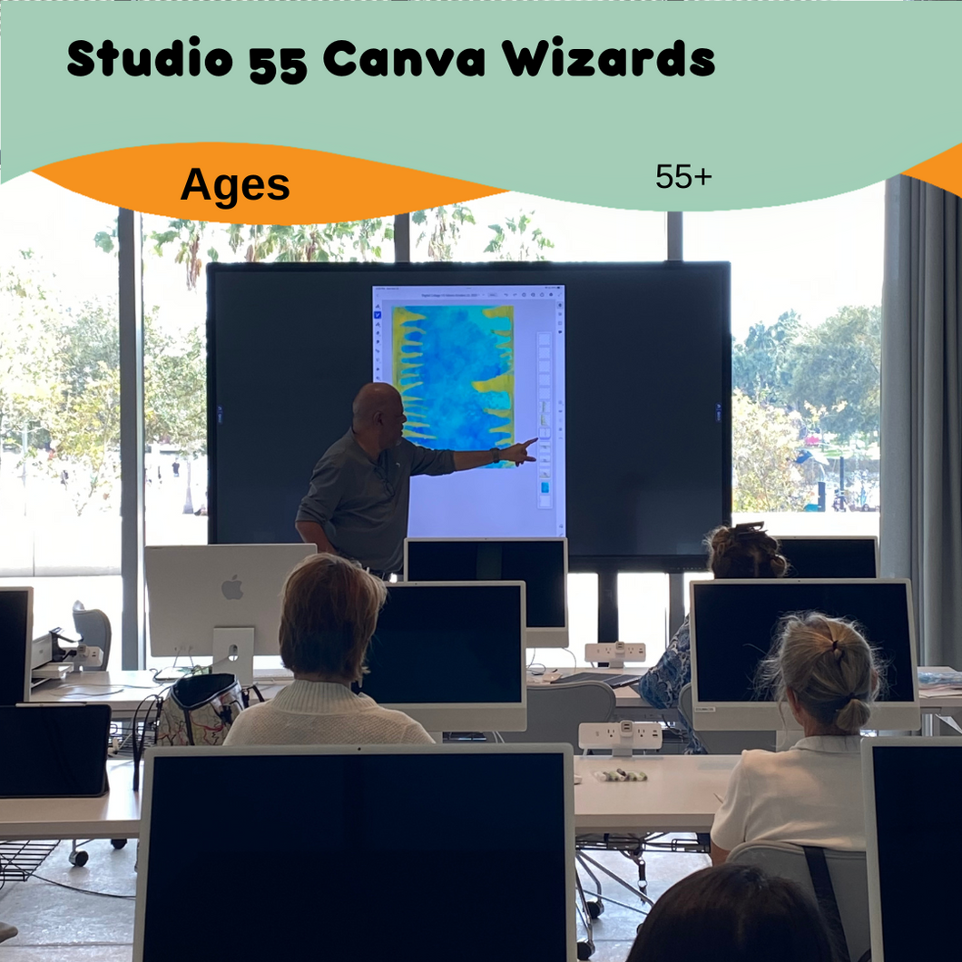 2025 Summer Art Camp | Studio 55 Canva Wizards