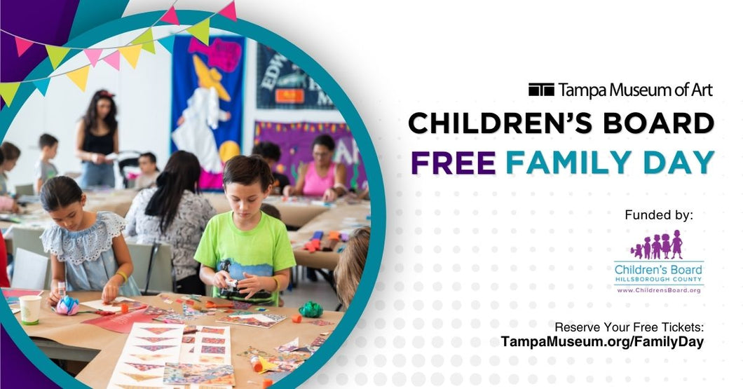 February 1, 2025 | Children's Board Free Family Day: Pop Art Playground