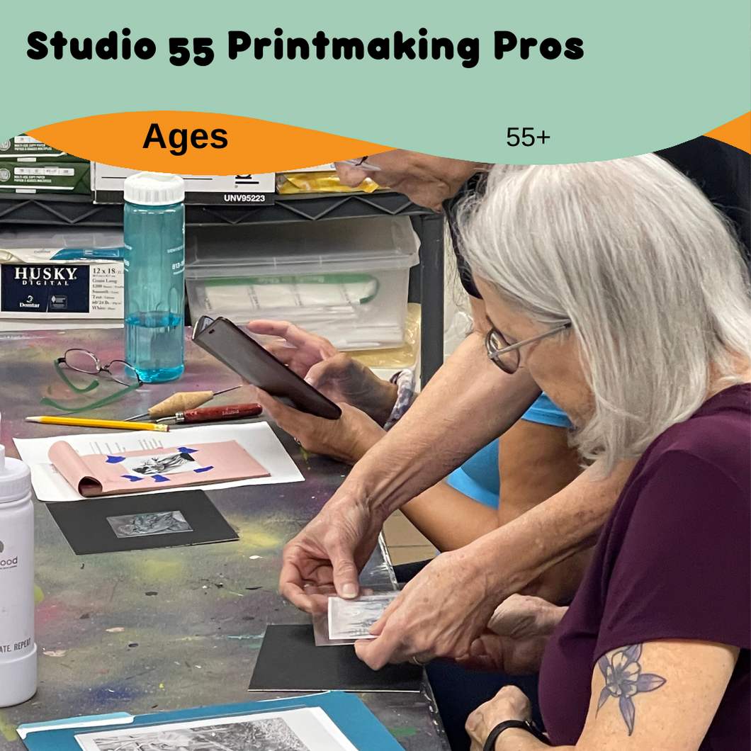 2025 Summer Art Camp | Studio 55 Printmaking Pros