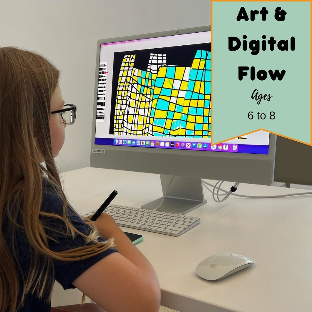 2024 Summer Art Camp | Art & Digital Flow