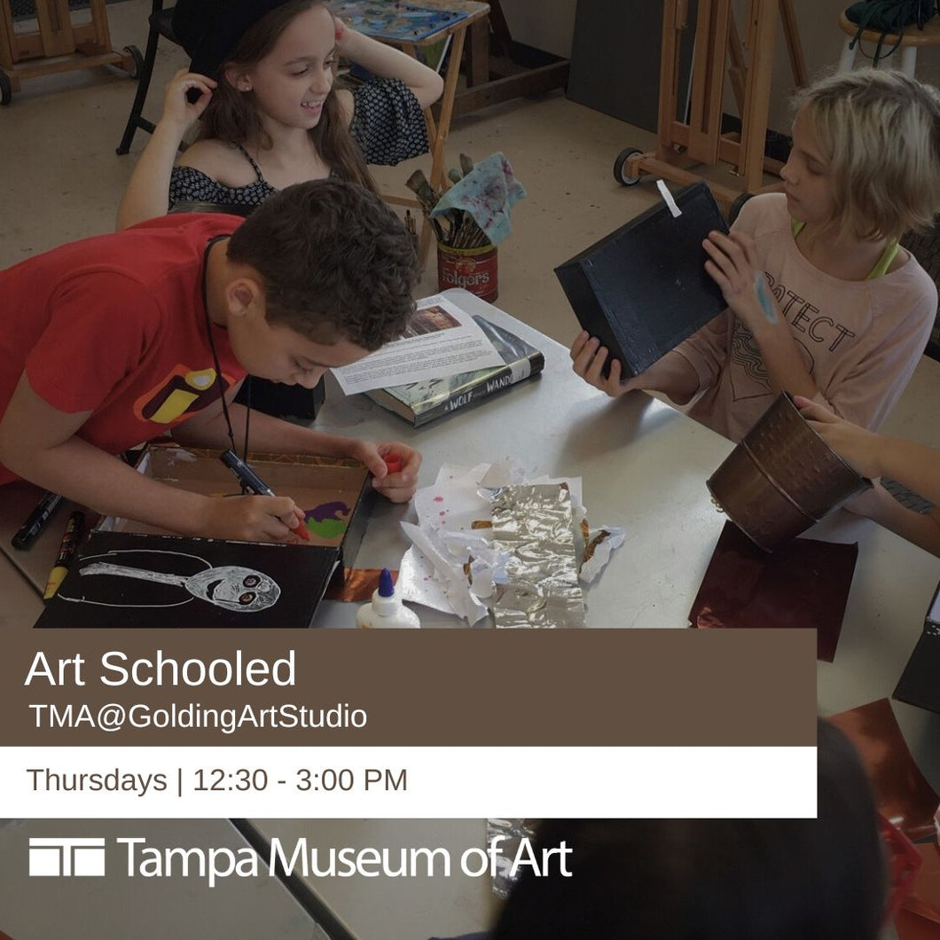 Art Schooled | TMA@CityofTampaGoldingArt