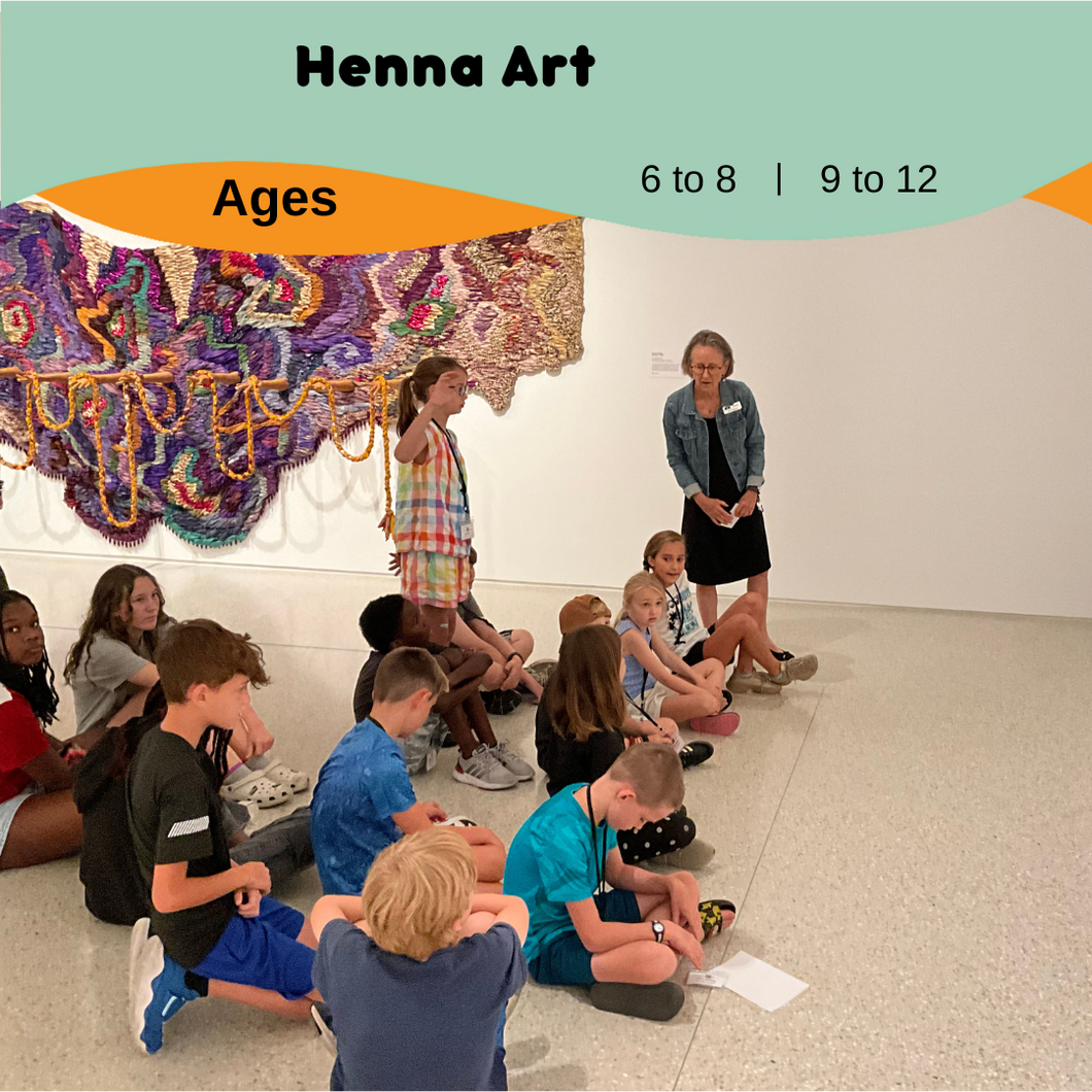 2025 Summer Art Camp | Henna Art