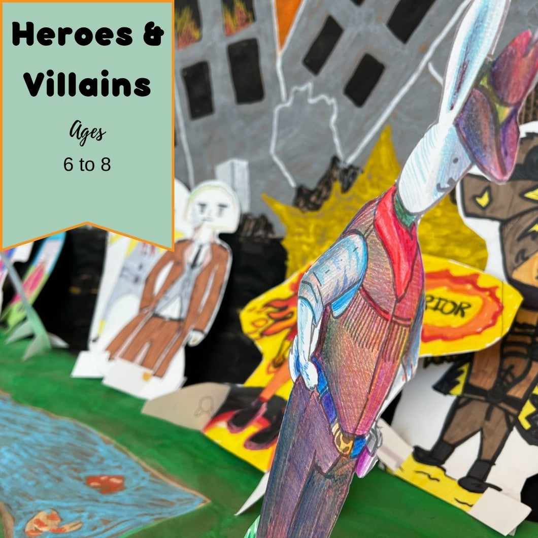 2024 Summer Art Camp | Heroes & Villains
