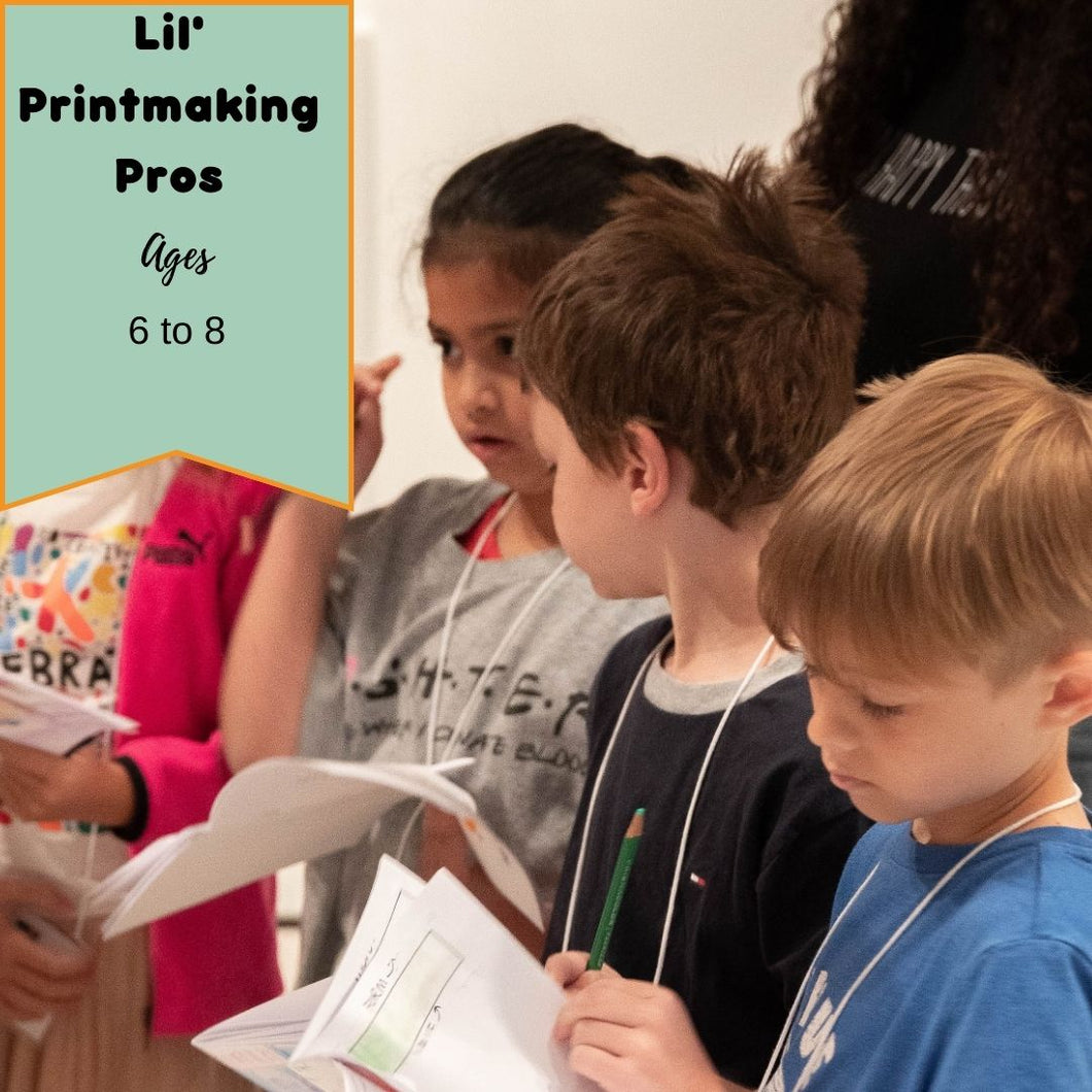 2024 Summer Art Camp | Lil' Printmaking Pros