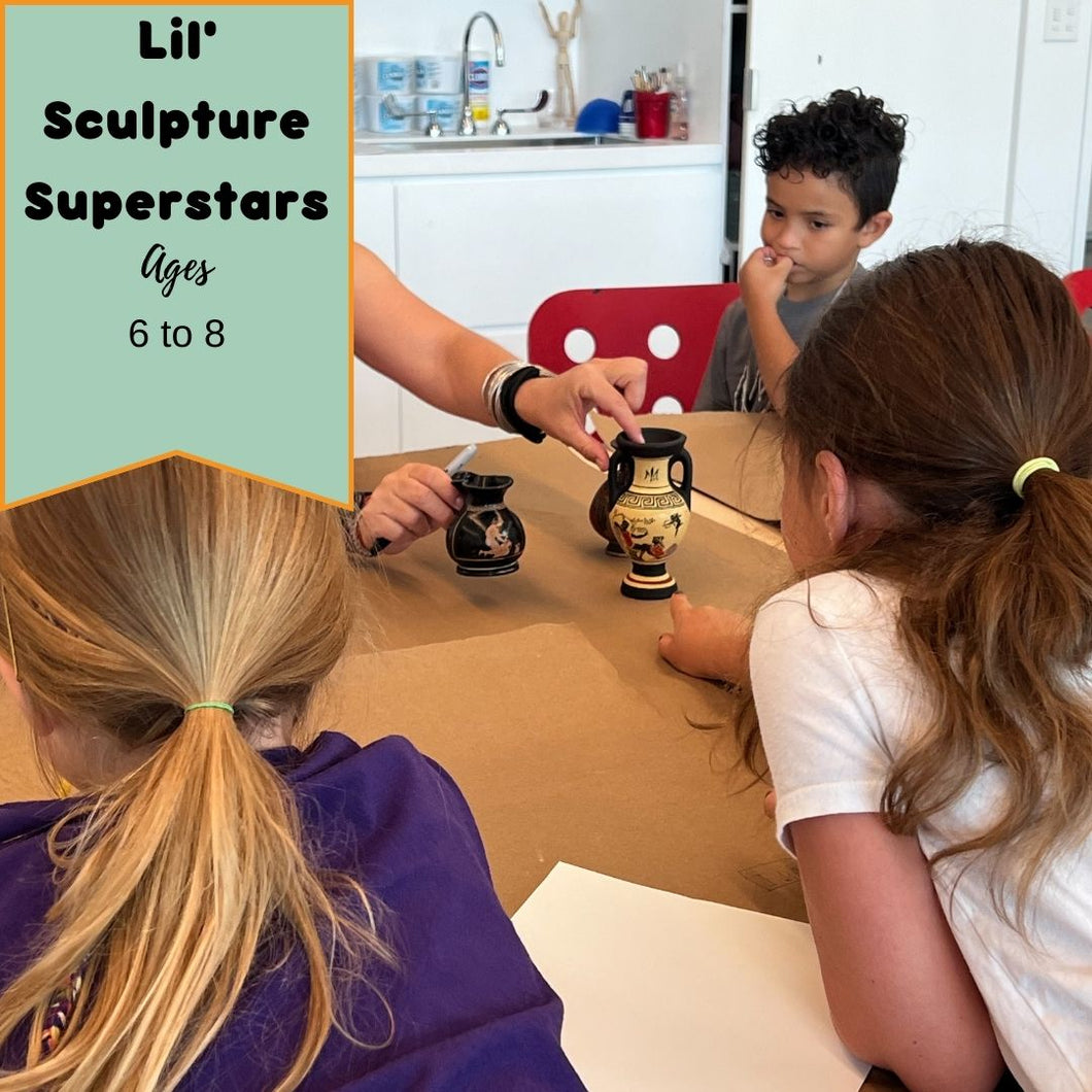 2024 Summer Art Camp | Lil' Sculpture Superstars