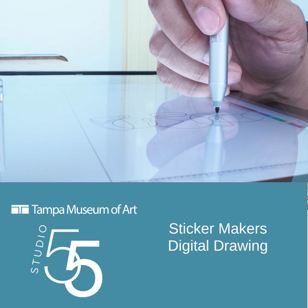 Studio 55 | Sticker Makers Digital Drawing | with Akiva