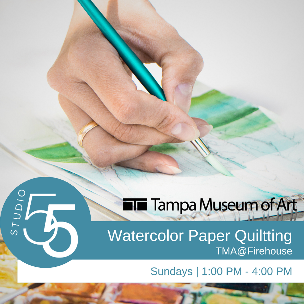 Studio 55 | Watercolor Paper Quilting